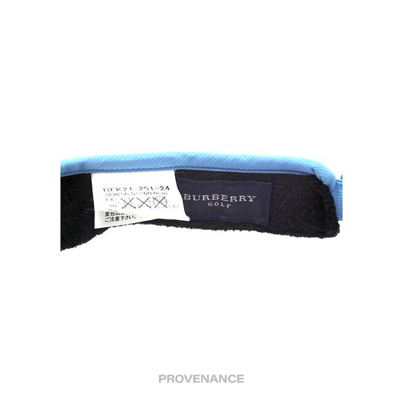? Burberry Golf Logo Embroidered Visor - Sky Blue main image 6